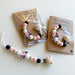 Pacifier clip & Teether Holder Golf Car Pink MKS MIMINOO
