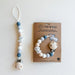 Pacifier clip & Teether Holder Puppy White MKS MIMINOO
