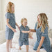 Pajamas for the entire family gingham navy mebie baby at mks miminoo