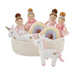Princess Rattles Toys Ballerina rainbow unicorn for baby girls Mudpie