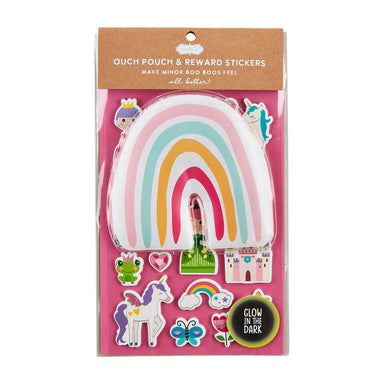 Rainbow Ouch pouch & glow in the dark rewards stickers mudpie