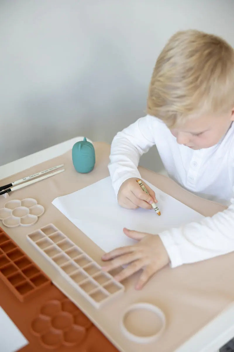Silicone Activity Painting Mat MKS Miminoo™ Beige - MKS Miminoo