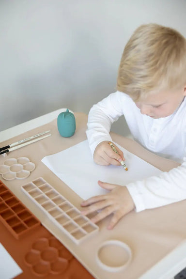 Silicone Activity Painting Mat MKS Miminoo™ Beige - MKS Miminoo