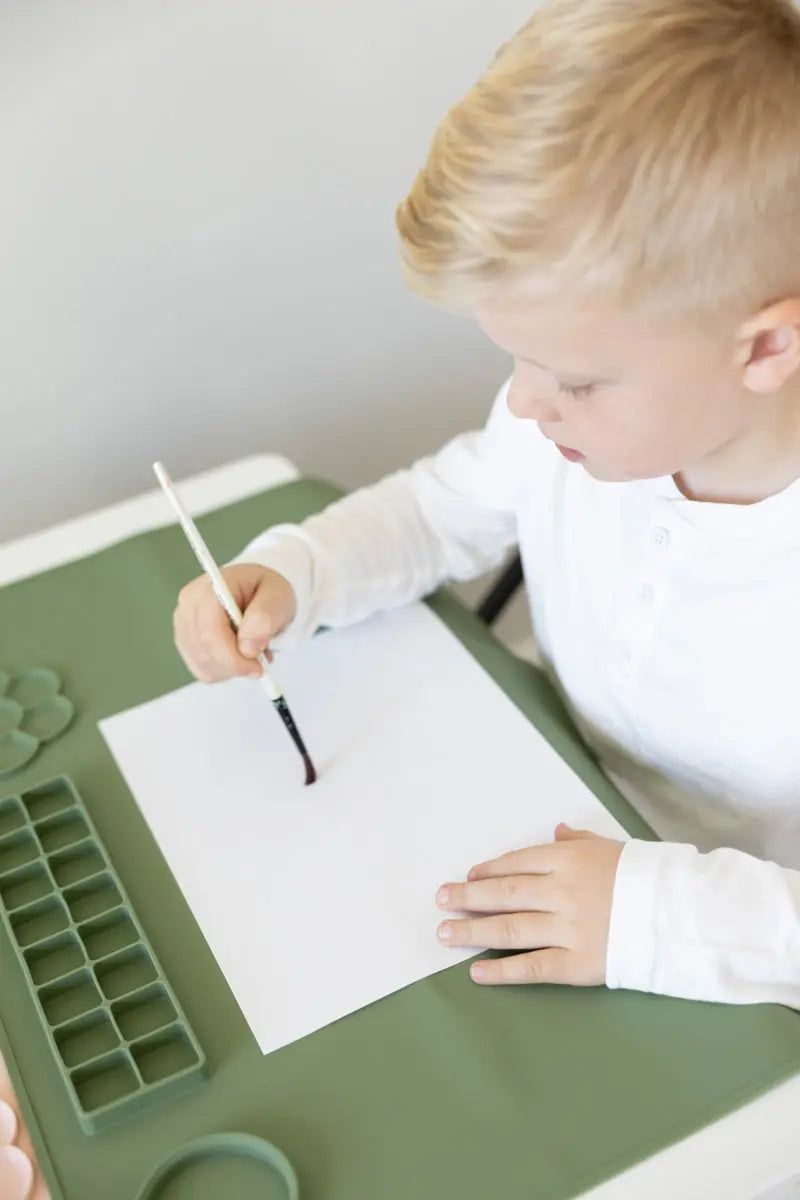 Silicone Activity Painting Mat MKS Miminoo™ Sage - MKS Miminoo