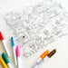 Silicone Reusable Coloring Mat & Markers Set - Cowboys & Indians - MKS Miminoo