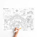 Silicone Reusable Coloring Mat & Markers Set - Nativity MKS MIMINOO