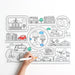 Silicone Reusable Coloring Mat & Markers Set - Roadmap - MKS Miminoo