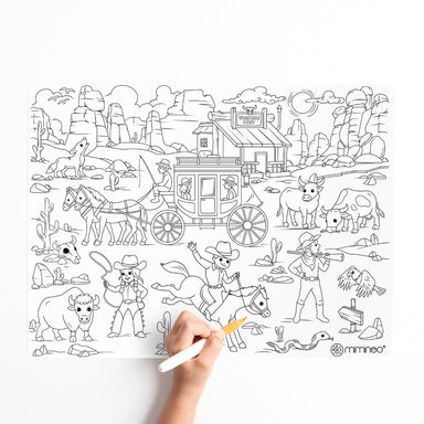 Reusable_coloring_mat_silicone_erasable_wild_west_dry-erase_markers_set_mks_miminoo