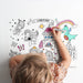 Silicone Reusable Coloring Mat & Markers Set - Wonderland - MKS Miminoo