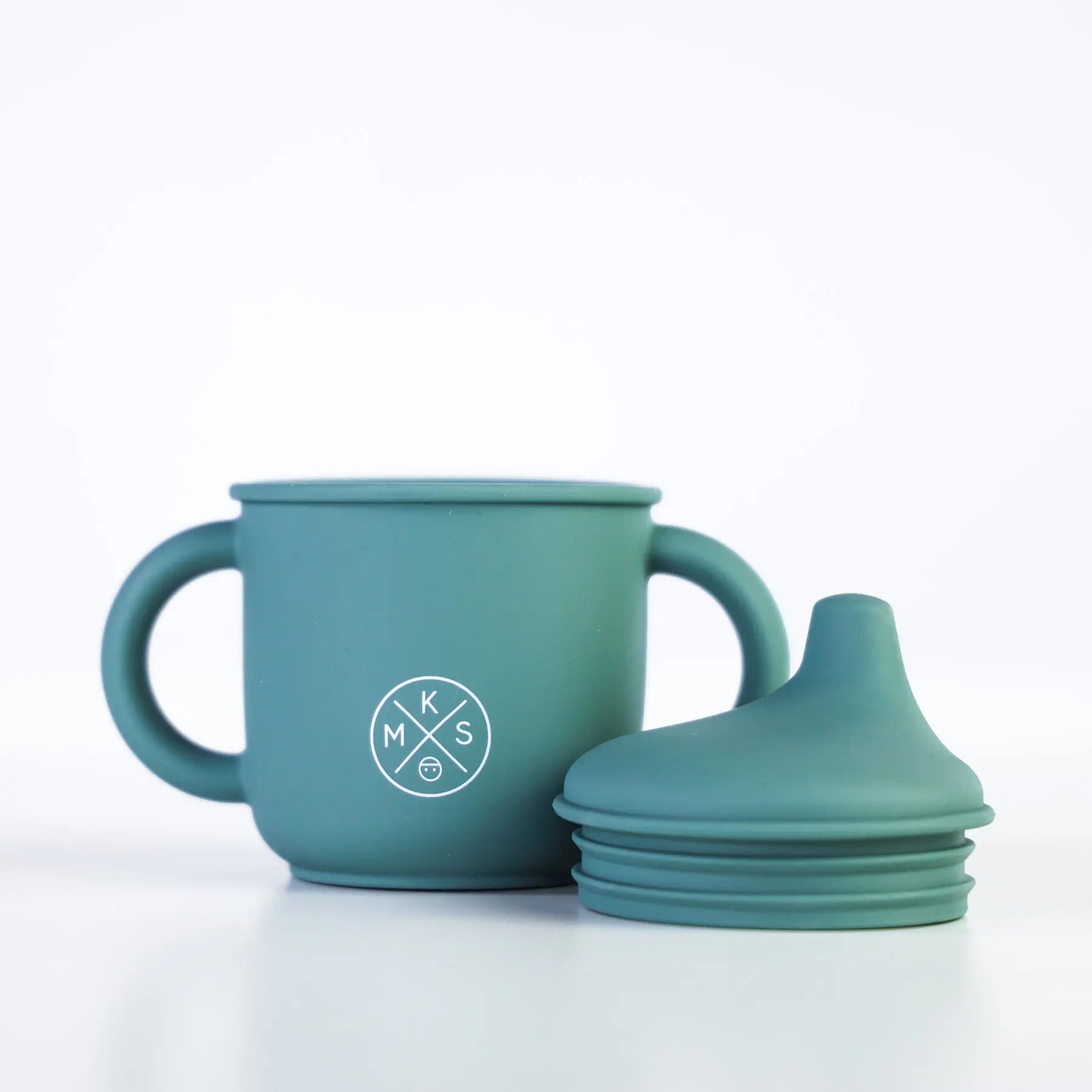 Silicone Sippy Cup with lid and handles Duck - MKS Miminoo