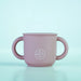Silicone Sippy Cup with lid and handles Lilac - MKS Miminoo