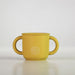 Silicone Sippy Cup with lid and handles Mustard - MKS Miminoo