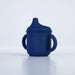 Silicone Sippy Cup with lid and handles Navy - MKS Miminoo