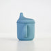 Silicone Sippy Cup with lid and handles Petrol - MKS Miminoo