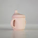 Silicone Sippy Cup with lid and handles Soft Pink - MKS Miminoo