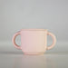 Silicone Sippy Cup with lid and handles Soft Pink - MKS Miminoo