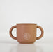 Silicone Sippy Cup with lid and handles Taupe - MKS Miminoo