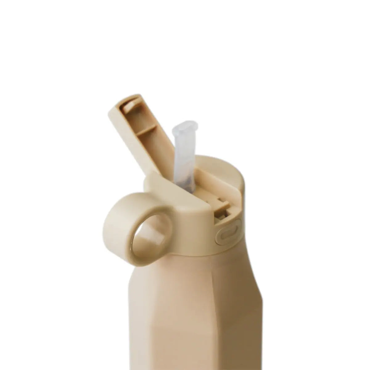 Silicone Water Bottle - Beige - MKS Miminoo