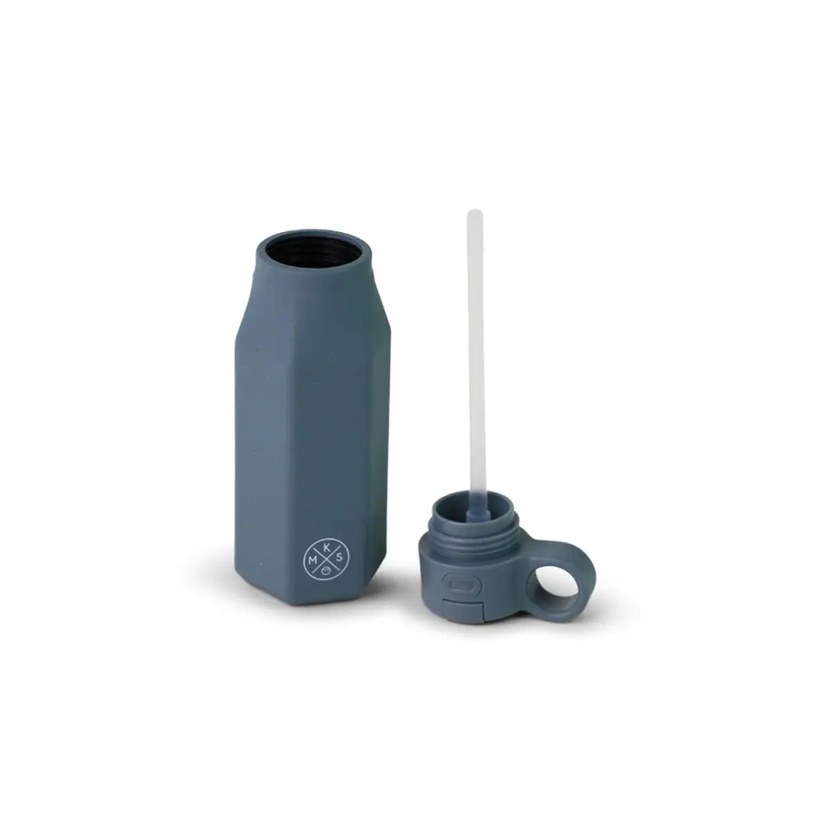 Silicone Water Bottle - Charcoal - MKS Miminoo