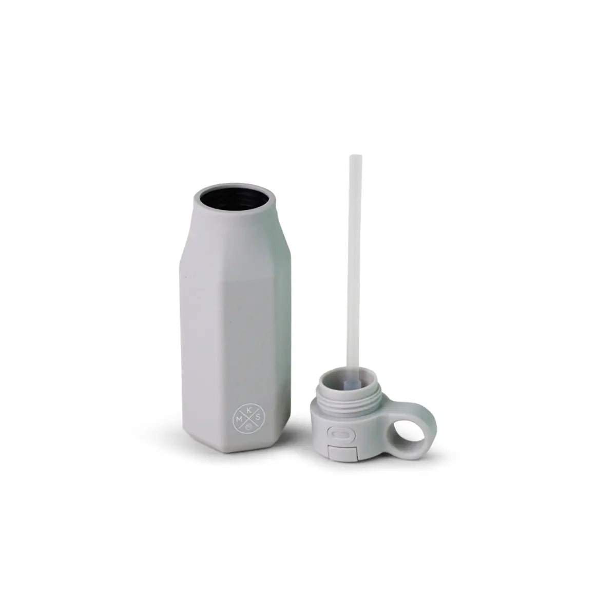 Silicone Water Bottle - Light Grey - MKS Miminoo