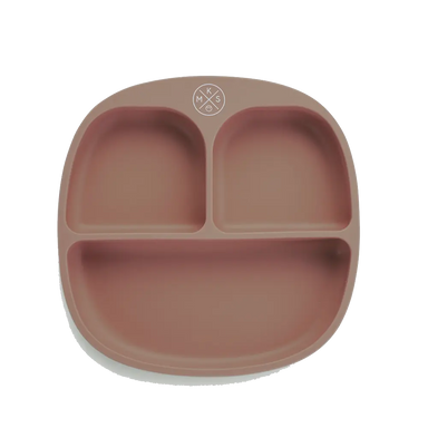 Silicone suction plate - Taupe - MKS Miminoo