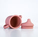 Silicone Sippy Cup with lid and handles Dusty Pink - MKS Miminoo