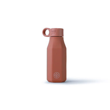 Durable, easy to clean, durable, a perfect on-the-go water bottle in soft matte food grade silicone BPA free with straw lid and handle on the top. Must have at school, while traveling or simply at home. For kids and adults. MKS Miminoo Arizona USA Brand. 13 colors. Wholesale Faire. Dusty pink for girls. 