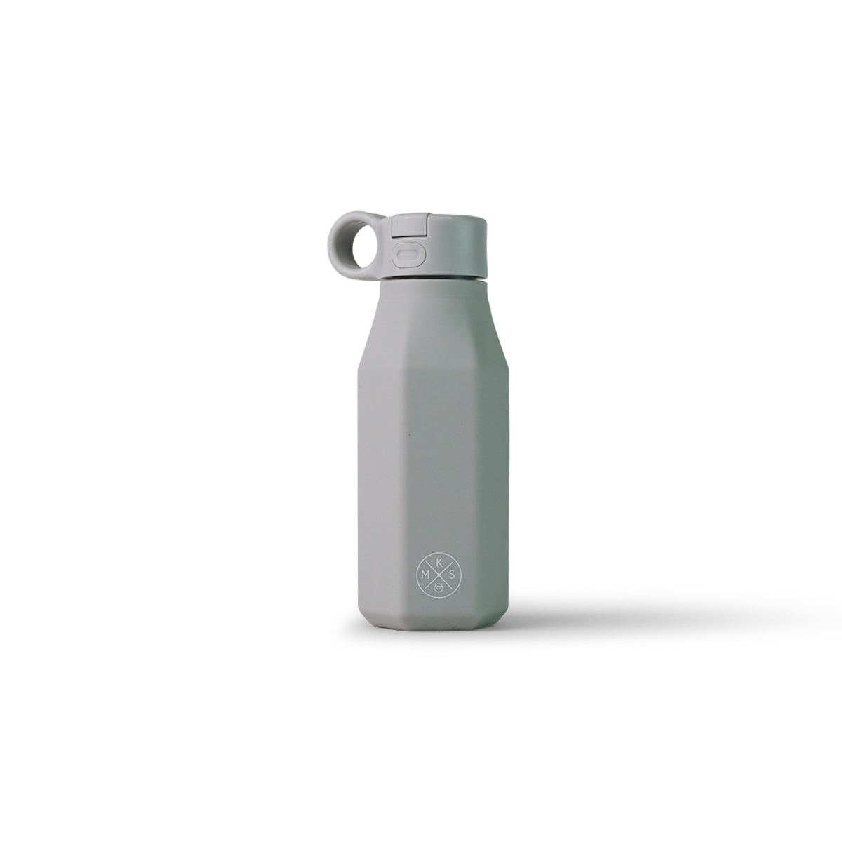 Durable, easy to clean, durable, a perfect on-the-go water bottle in soft matte food grade silicone BPA free with straw lid and handle on the top. Must have at school, while traveling or simply at home. For kids and adults. MKS Miminoo Arizona USA Brand. 13 colors. Wholesale Faire. Light grey for boys and girls. 