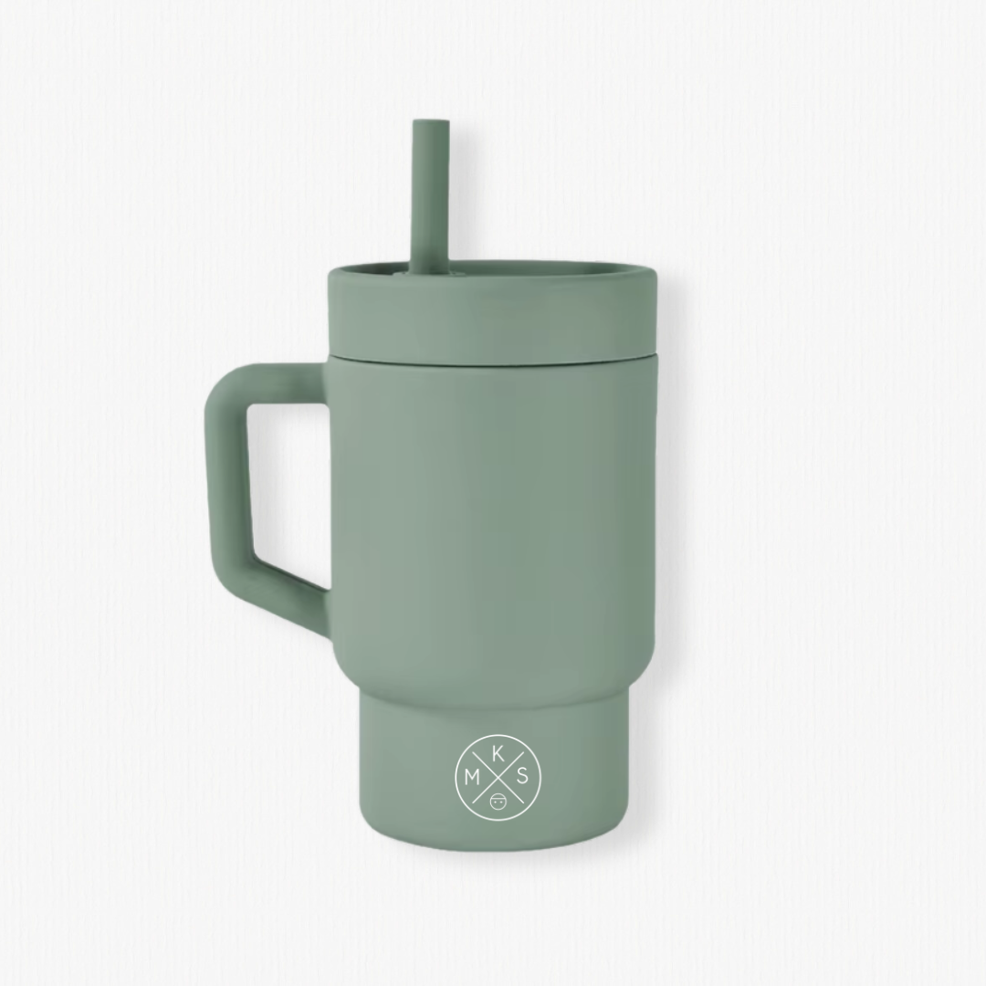 My Little Silicone Tumbler Solid Color - Sage