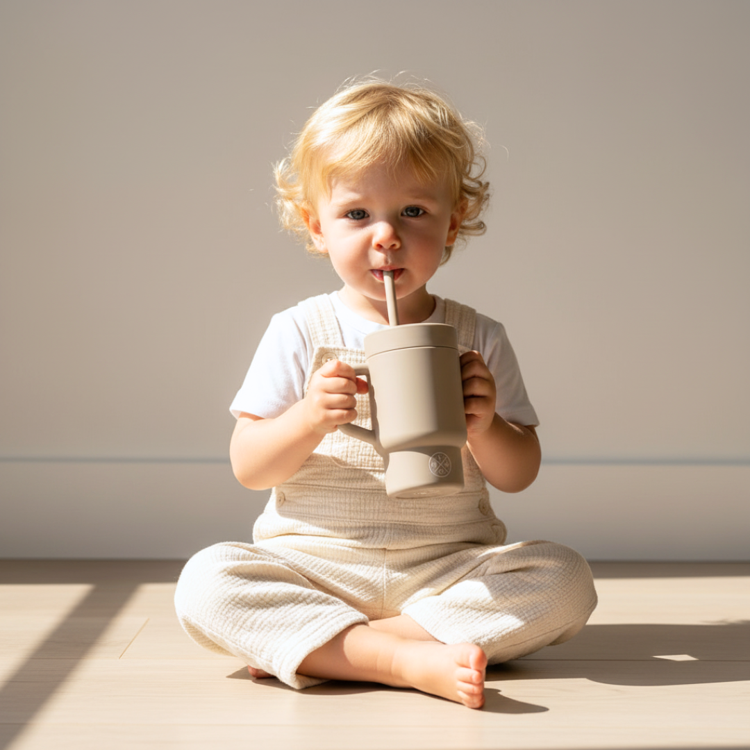 My Little Silicone Tumbler Solid Color - Sand