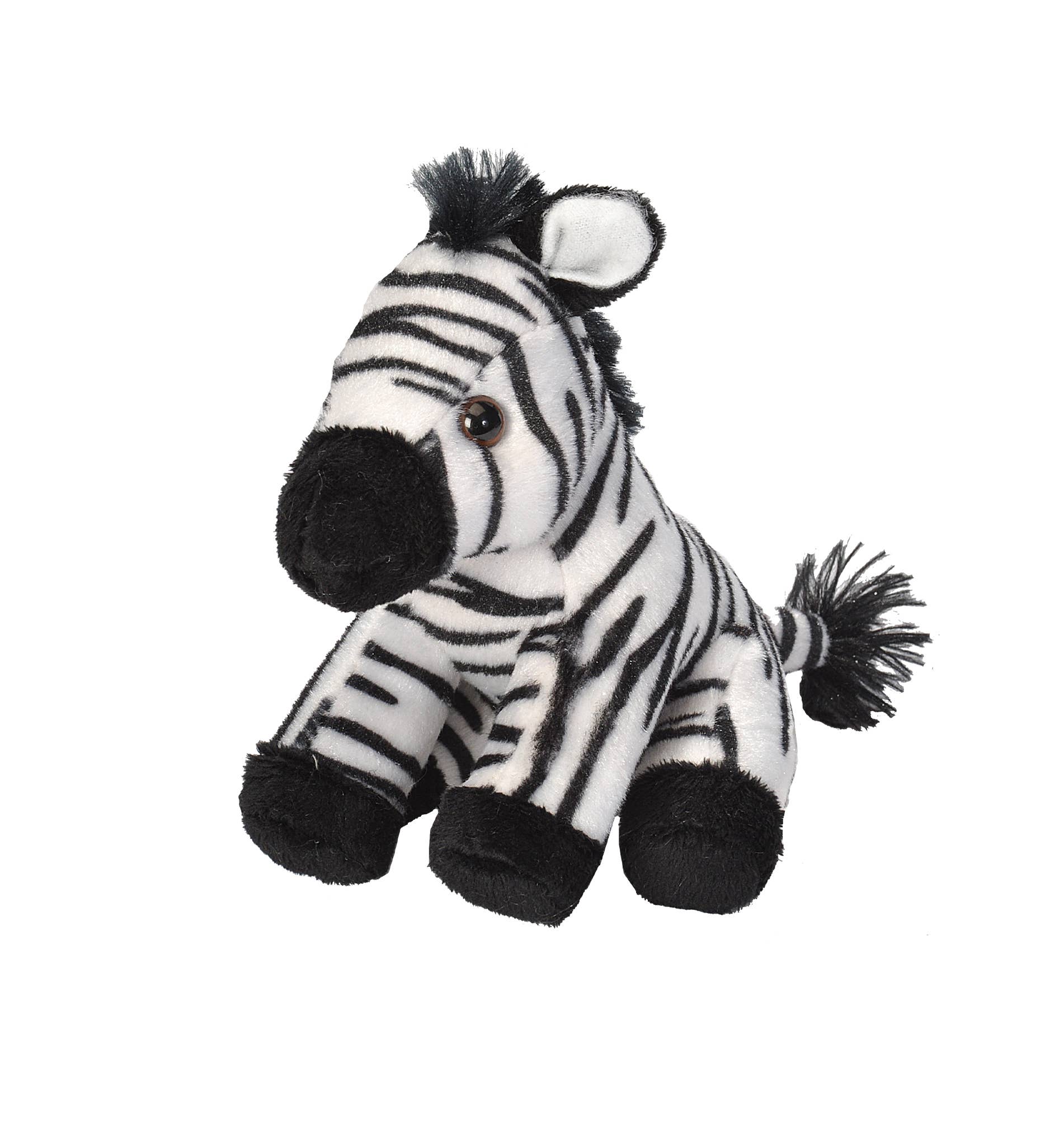Pocketkins Zebra Stuffed Animal 5"