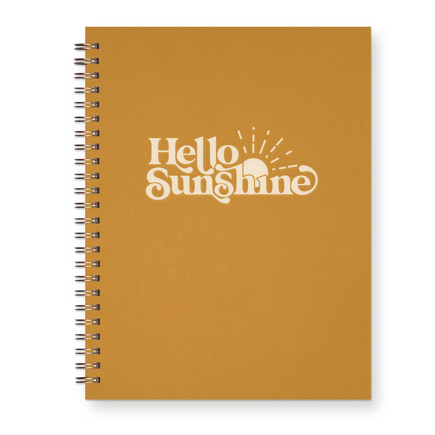 Hello Sunshine Journal Lined Saffron Notebook
