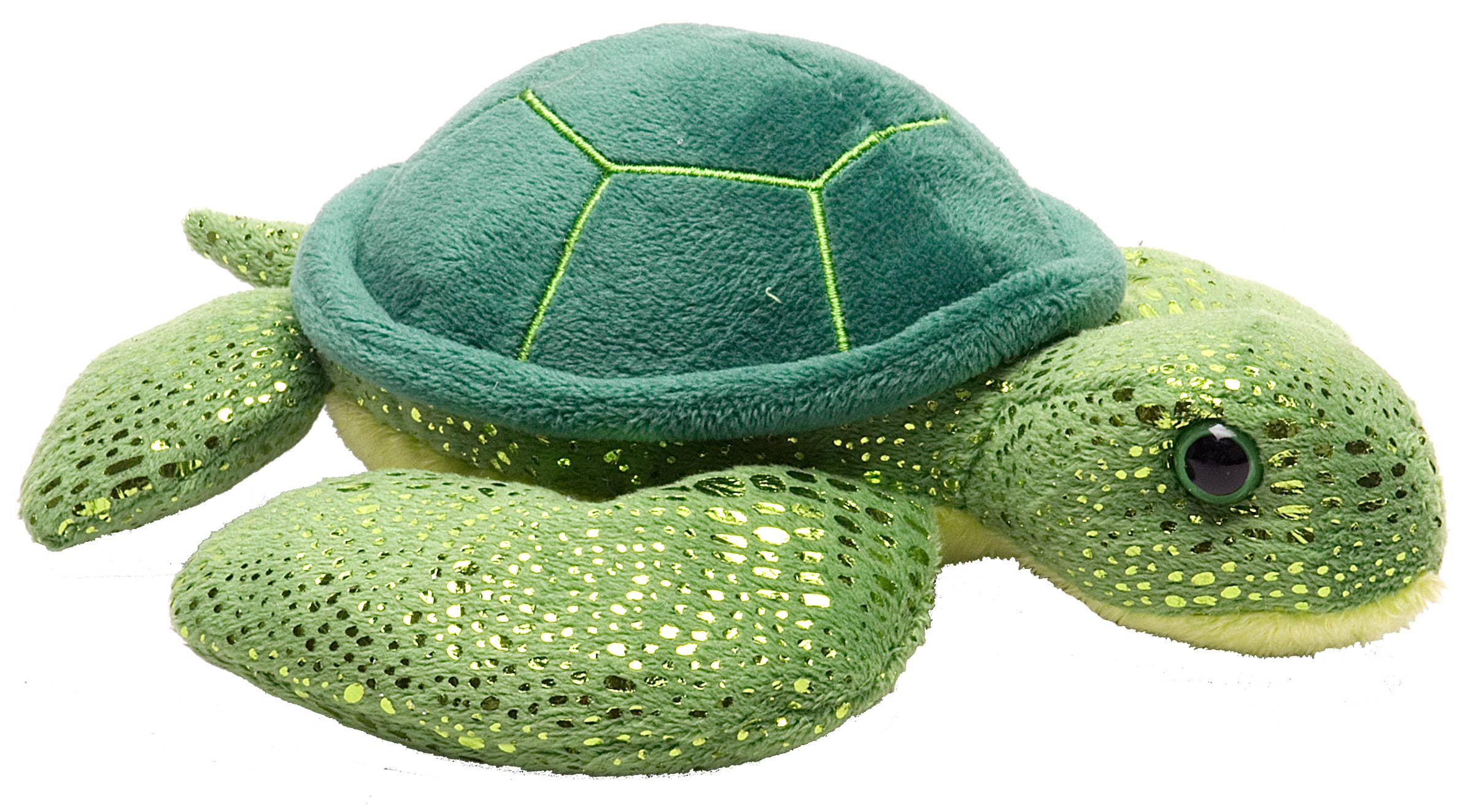 Hug'Ems-Mini Green Sea Turtle Stuffed Animal 7"