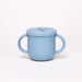 All-in-One Silicone Sippy Snack Cup Powder Blue - MKS Miminoo