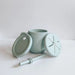 All-in-One Silicone Sippy Snack Cup Powder Blue - MKS Miminoo