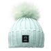 Angora Classic Line Single Snap On Pom Pom Beanie Mint-Winter Beanies-Mix & Match baby beanie winter hat snap on removable pompom single or double by MKS Miminoo Arizona USA