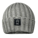Angora Classic Line Single Snap On Pom Pom Hat Light Grey-Winter Beanies-Mix & Match baby beanie winter hat snap on removable pompom single or double by MKS Miminoo Arizona USA