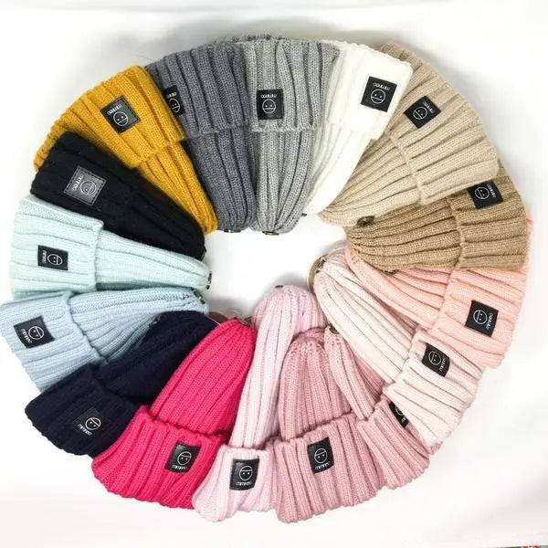 Angora Classic Line Single Snap On Pom Pom Hat Light Grey-Winter Beanies-Mix & Match baby beanie winter hat snap on removable pompom single or double by MKS Miminoo Arizona USA