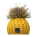 Angora Classic Line Single Snap On Pom Pom Hat Mustard-Winter Beanies-Mix & Match baby beanie winter hat snap on removable pompom single or double by MKS Miminoo Arizona USA