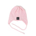 Baby Snap On Pom Poms Beanie with Strings Pink-Winter Beanies-Mix & Match baby beanie winter hat snap on removable pompom single or double by MKS Miminoo Arizona USA