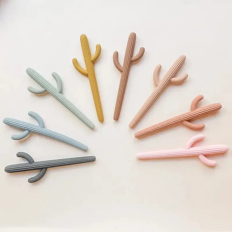 Cactus Silicone Teether & Straw for kids and adults - MKS Miminoo