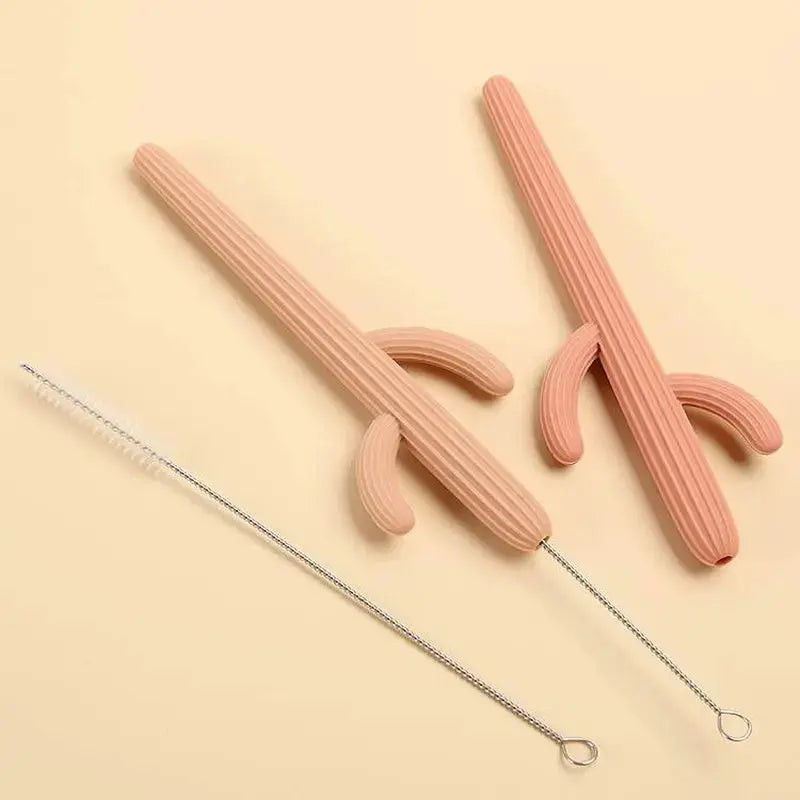 Cactus Silicone Teether & Straw for kids and adults - MKS Miminoo