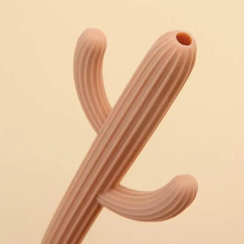Cactus Silicone Teether & Straw for kids and adults - MKS Miminoo