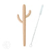 Cactus Silicone Teether & Straw for kids and adults - MKS Miminoo