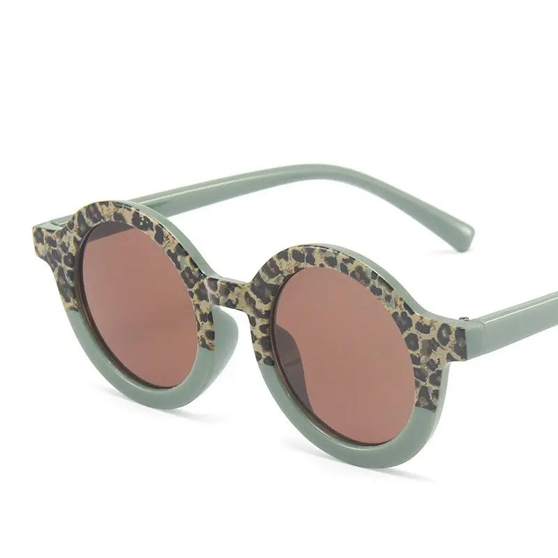 bi-color sunglasses uv 400 protection for toddlers and kids in sage by MKS Miminoo USA based brand