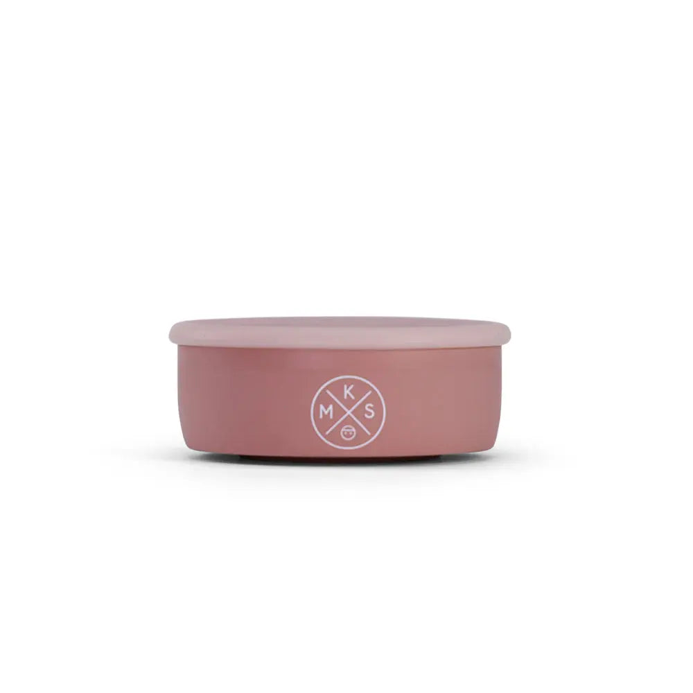 Collapsible Silicone Snack Cup - Dusty Pink MKS MIMINOO