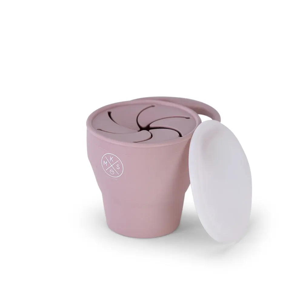 Collapsible Silicone Snack Cup - Lilac MKS MIMINOO