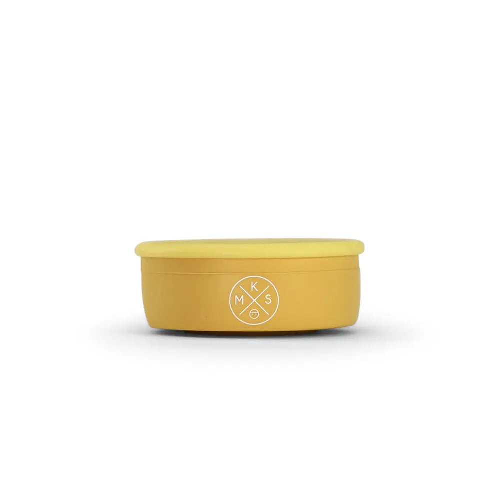 Collapsible Silicone Snack Cup - Mustard MKS MIMINOO