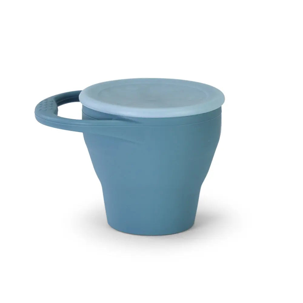 Collapsible Silicone Snack Cup - Petroleum MKS MIMINOO