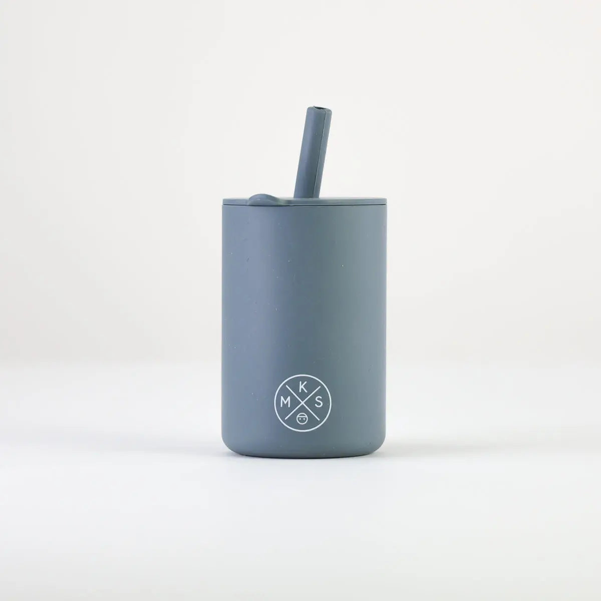 Drinking cup with straw - Charcoal - MKS Miminoo